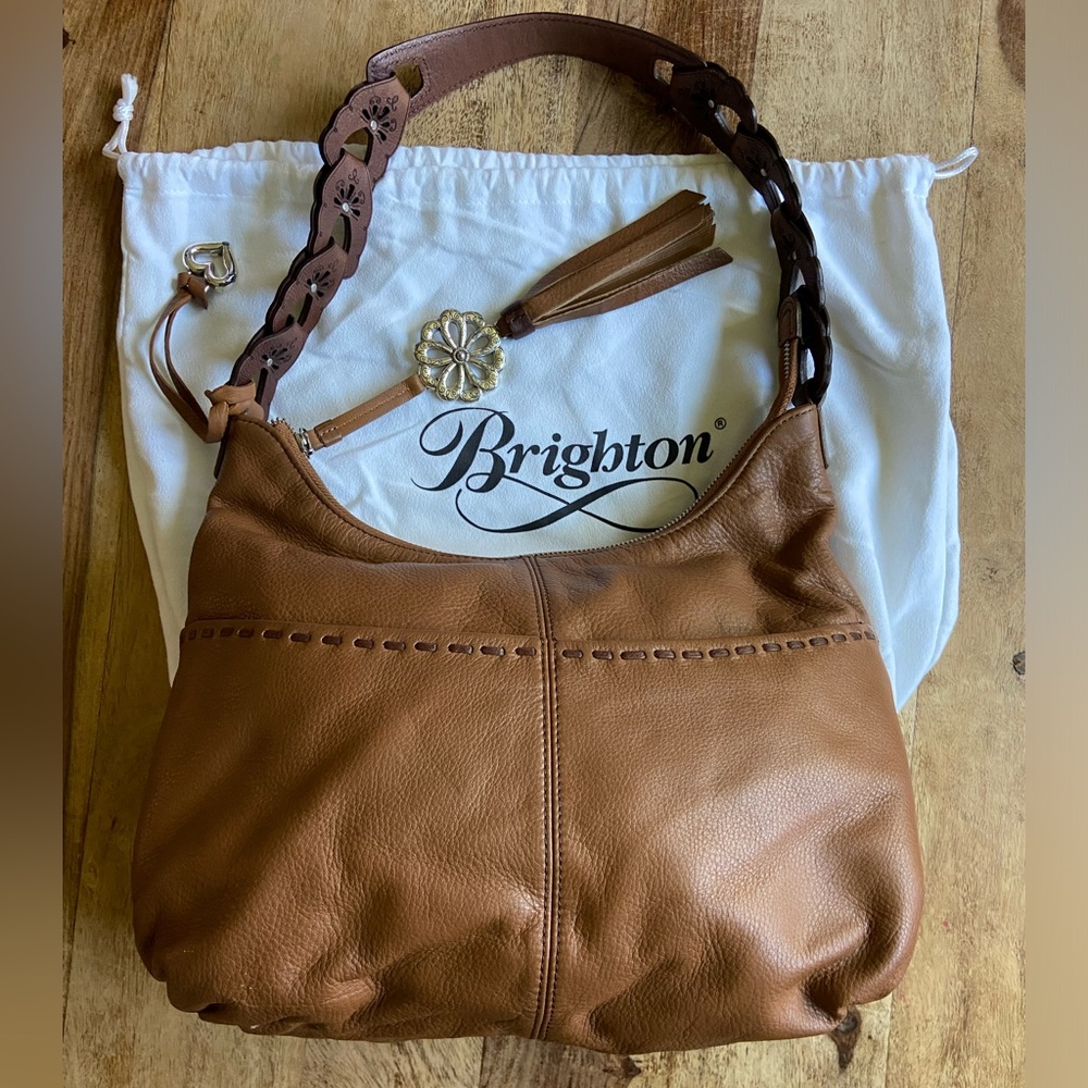 Brighton Brown Leather purse EUC